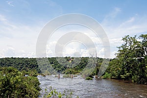 Iguazu River at Iguazu National Park in Misiones