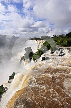 Iguazu waterfall in Argentina photo