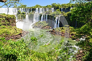 Iguazu waterfall in Argentina