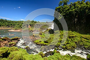 Iguazu waterfall in Argentina