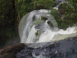 Iguazu waterfall in Argentina