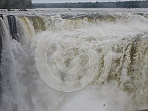 Iguazu waterfall in Argentina