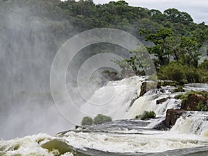 Iguazu waterfall in Argentina