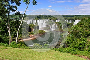 Iguazu waterfall in Brazil