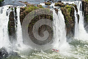 Iguazu waterfall in Brazil