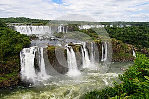 Iguazu waterfall in Brazil