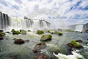 Iguazu waterfall in Brazil