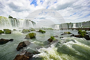 Iguazu waterfall in Brazil