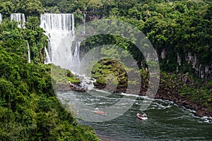 Iguazu waterfall in Brazil