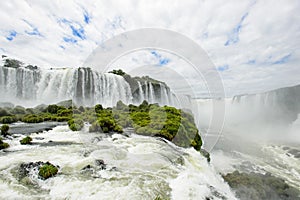 Iguazu waterfall in Brazil