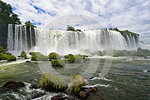 Iguazu waterfall in Brazilil