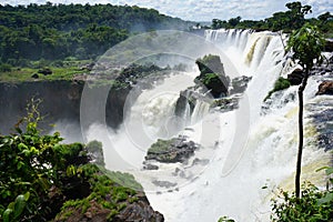 Iguazu waterfall in Misiones, Argentina