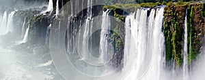 Iguazu waterfall seen from Argentina