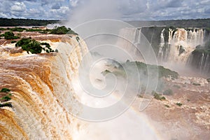 Iguazu waterfalls in Argentina photo