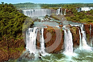 Iguazu waterfalls (Argentina and Brazil) photo