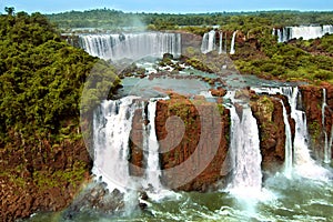 Iguazu waterfalls (Argentina and Brazil)