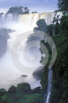 Iguazu Waterfalls in Parque Nacional Iguazu, border of Brazil and Argentina