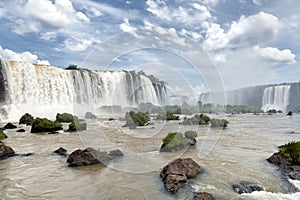 Iguazu Waterfalls view from Brazilian side