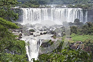 Iguazu Waterfalls view from Brazilian side