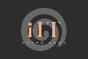 IHT abstract letter logo design