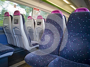 Iinterior view of a C2C train