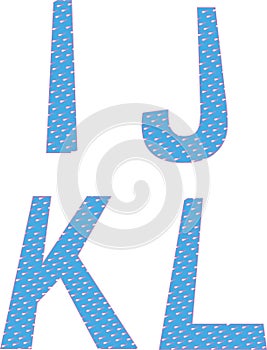 Ijkl letters symbols alphabet