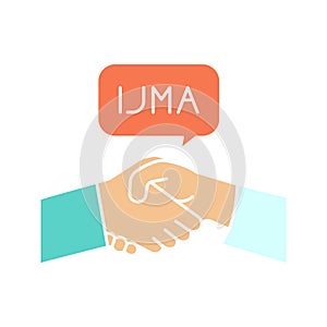 Ijma color icon. Muslim religion photo