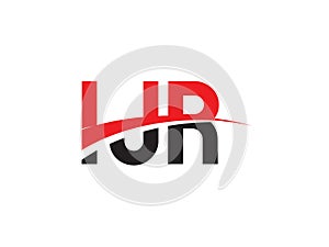 IJR Letter Initial Logo Design Vector Illustration photo