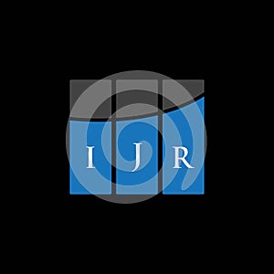 IJR letter logo design on WHITE background. IJR creative initials letter logo concept. IJR letter design photo