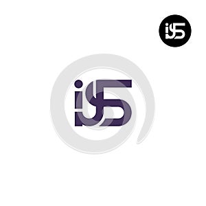 IJS Logo Letter Monogram Design