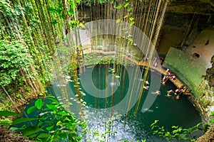 Ik-Kil Cenote near Chichen Itza