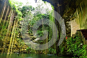 Ik-Kil Cenote near Chichen Itza