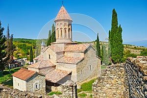 Ikalto orthodox monastery complex and Academy in Kakheti Georgia