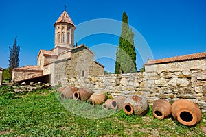 Ikalto orthodox monastery complex and Academy in Kakheti Georgia