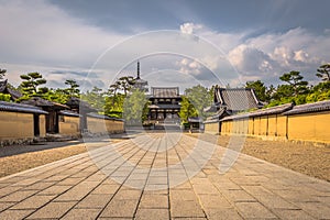 Ikaruga - June 03, 2019: The Horyu-Ji, temple in Irakuga, Nara Perfecture, Japan