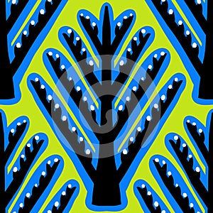 Ikat, ethnic pattern with Kazakh motifs