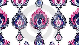 Ikat Fabric Pattern