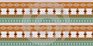 ikat geometric folklore ornament tribal ethnic. Seamless striped pattern in Aztec style. Figure tribal embroidery. Indian,