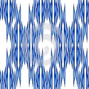 Ikat Ogee Background