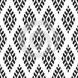 Ikat seamless pattern