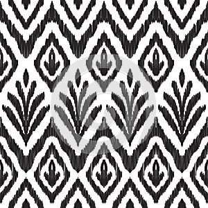 Ikat seamless pattern