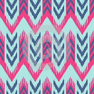 Ikat seamless pattern as cloth, curtain, textile design, wallpa