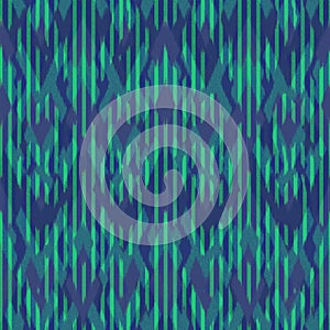 Ikat Seamless Pattern Design for Fabric