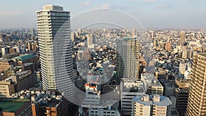 Ikebukuro District. Aerial view of Ikebukuro city Tokyo Japan