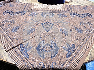 This is iket or batik cloth as a material for making blangkon, for the name of this batik is revelation tumurun