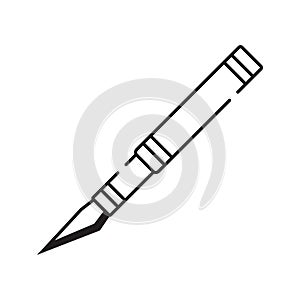 ikon pemotong pena vector