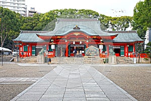 Ikuta Shrine in Kobe, Japan.