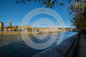 Il Fiume Adige che attraversa Verona