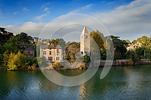 Ile Barbe in Lyon, France photo