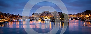 Ile de la Cite and Pont Neuf at dawn - Paris